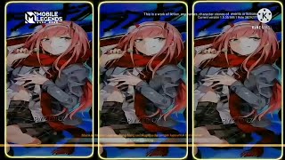 LOADING SCREEN MOBILE LEGENDS X JEDAG JEDUG ANIME 🌹dj inside the lines x gani gani full beat🎶