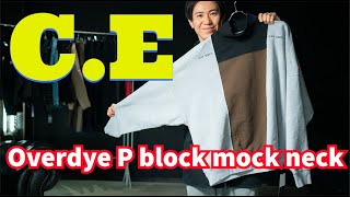 C.E / Overdye P block mock neckをコーディネイト含めて紹介します！