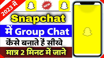 how to make group chat on snapchat | snapchat par group kaise banate hai (new update 2023)