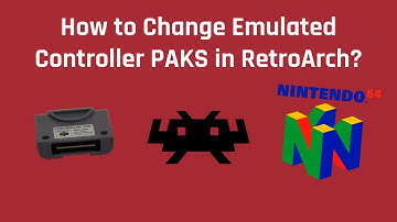How to Change Emulated Controller PAKS for N64 Games (RetroArch)