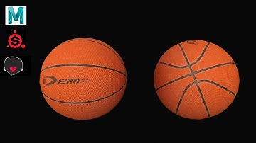 Making a Basketball Ball with Autodesk Maya and Substance Painter