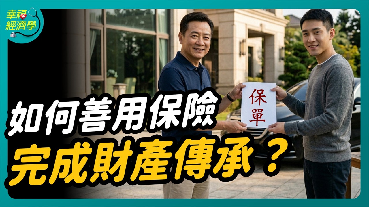 看懂四大保險工具 妥善規畫世代傳承|#幸福經濟學 縮圖
