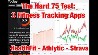 The Hard 75 Test: How 3 Apps Show Fitness Growth - HealthFit, Athlytic, & Strave Review screenshot 2