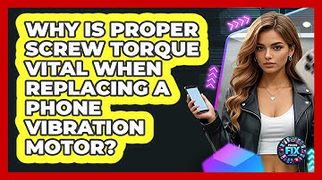 Why Is Proper Screw Torque Vital When Replacing A Phone Vibration Motor? - Phone Fix and Features