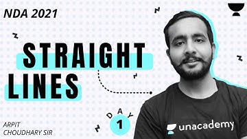 DAY 1 :- STRAIGHT LINES(2D GEOMETRY)  (NDA 2021) - BRAND NEW COURSE