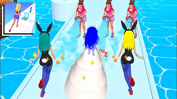 👰 Makeover Run 💄👗 All Levels Gameplay Android,ios 32-39 BobsyBoy