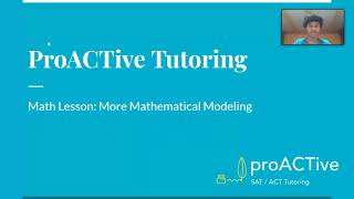 Mathematical Modeling #2 | SAT & ACT Math | ProACTive Tutoring