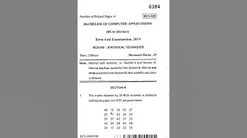 BCS 040  IGNOU December 2019 Question