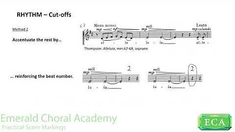 Practical Score Markings