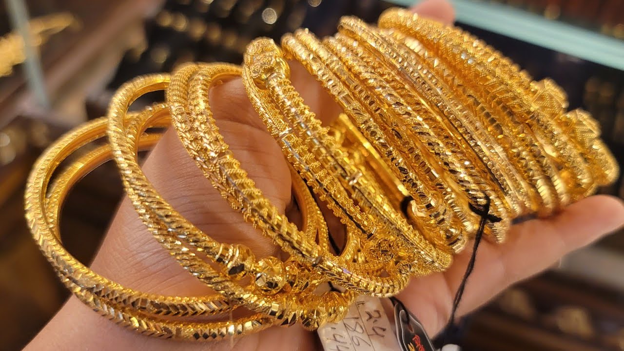 সোনার চিকন চুড়ি কালেকশন কিনুন /gold bangles - YouTube