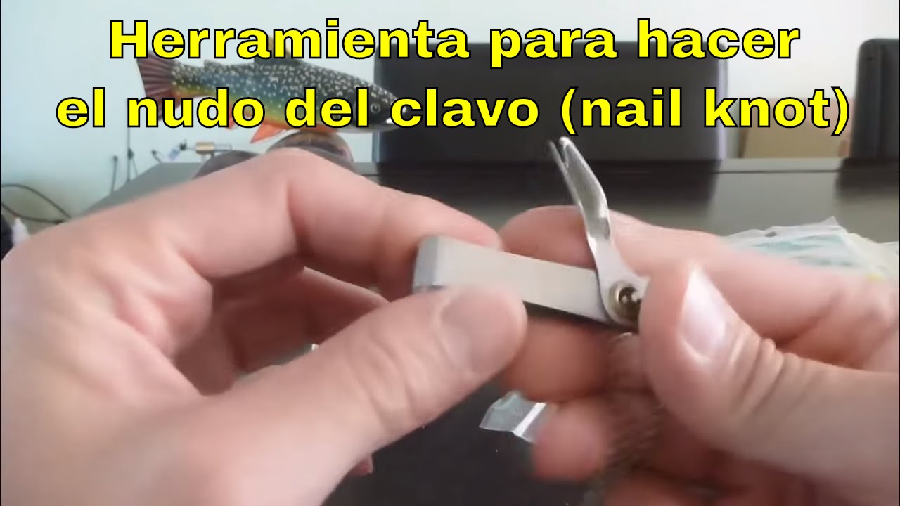 Herramienta De Amarre Para Anzuelos De Pesca - De Cobre, 11 Cm, Portátil, Para Atar Nudos Rápido Y Fácil
