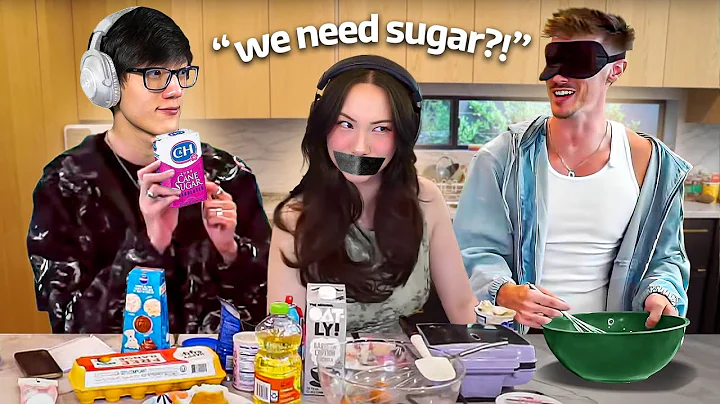 We made cupcakes blind, it was chaos