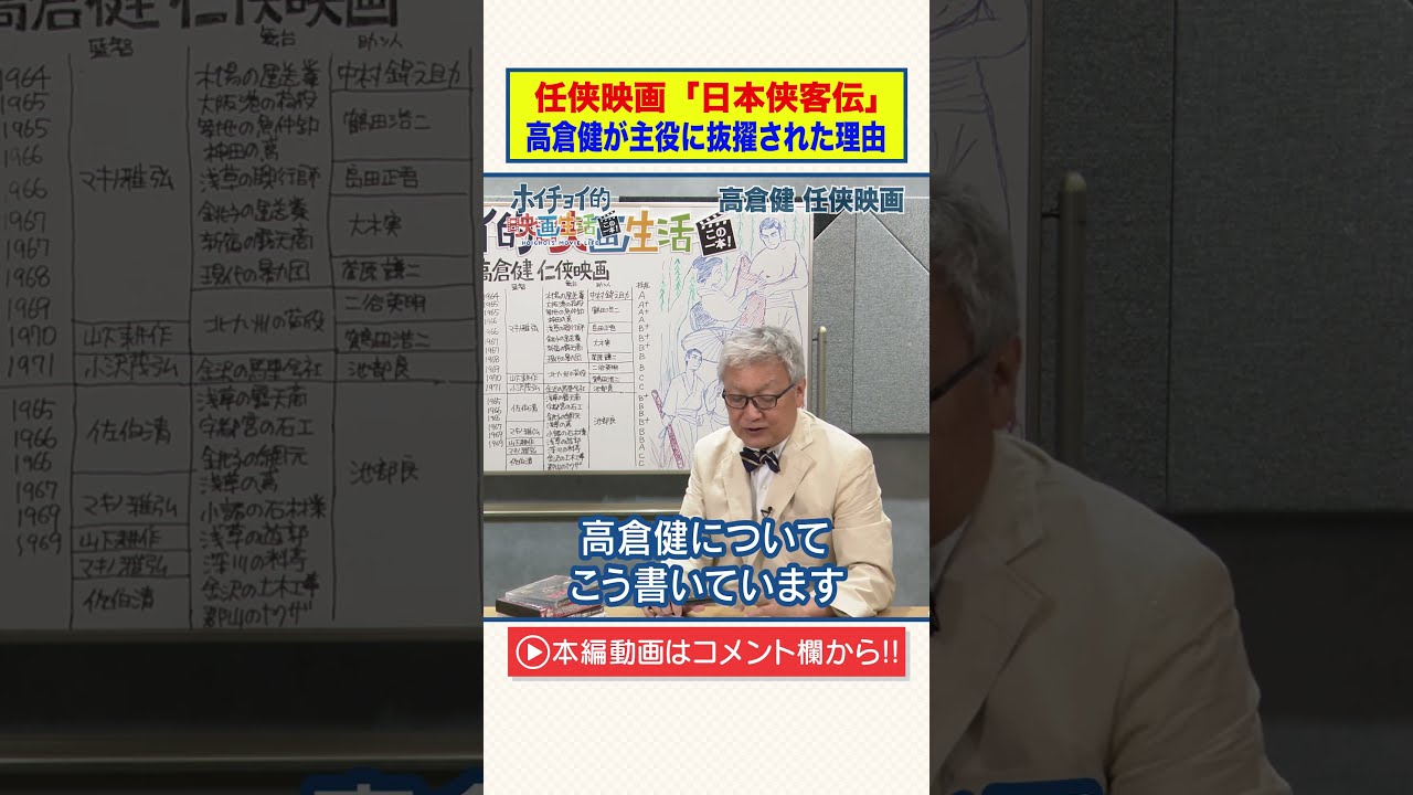任侠映画】「日本侠客伝」で高倉健が主役に抜擢された理由とは 任侠映画】「日本侠客伝」で高倉健が主役に抜擢された理由とは