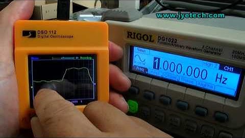 DSO112 - Oscilloscope with Touch Panel - Slow Signal Display