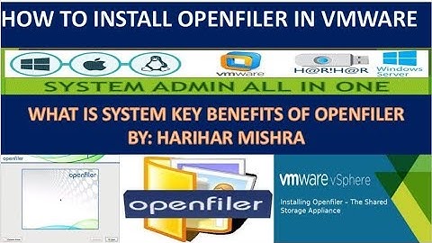 How to install Openfiler in VMware Part_1