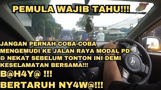 BELAJAR MOBIL DARI NOL Tutorial Mengemudi mobil manual di jalan ramai untuk pemula#carvlog #dashcam @OmGamers14