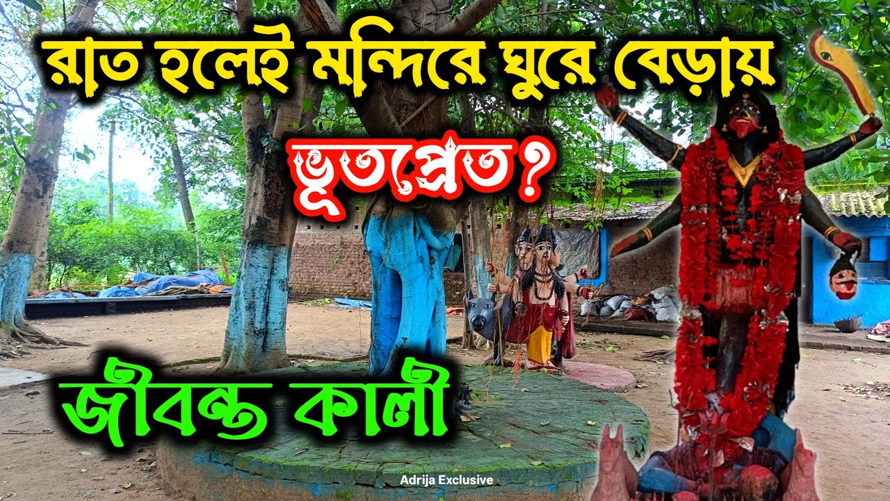 জীবন্ত কালী | Mysterious Kali Temple of West Bengal | Asansol Biswagaya Kaliburi Mandir | Pret Kuya