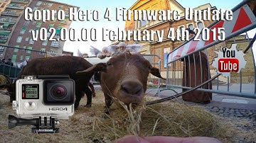 New Gopro Hero 4 Firmware Update v02.00.00 with Gopro App = )