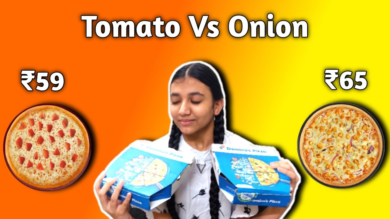Cheapest Domino's Pizza Review Domino's Tomato VS Onion Pizza