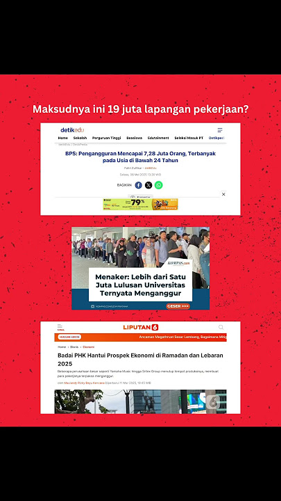 #19jutalapangankerja #pengangguran #gibran #nganggur #pdiperjuangan #komisiix