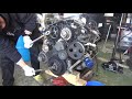 1JZのオイルシール交換したり補機類外したり