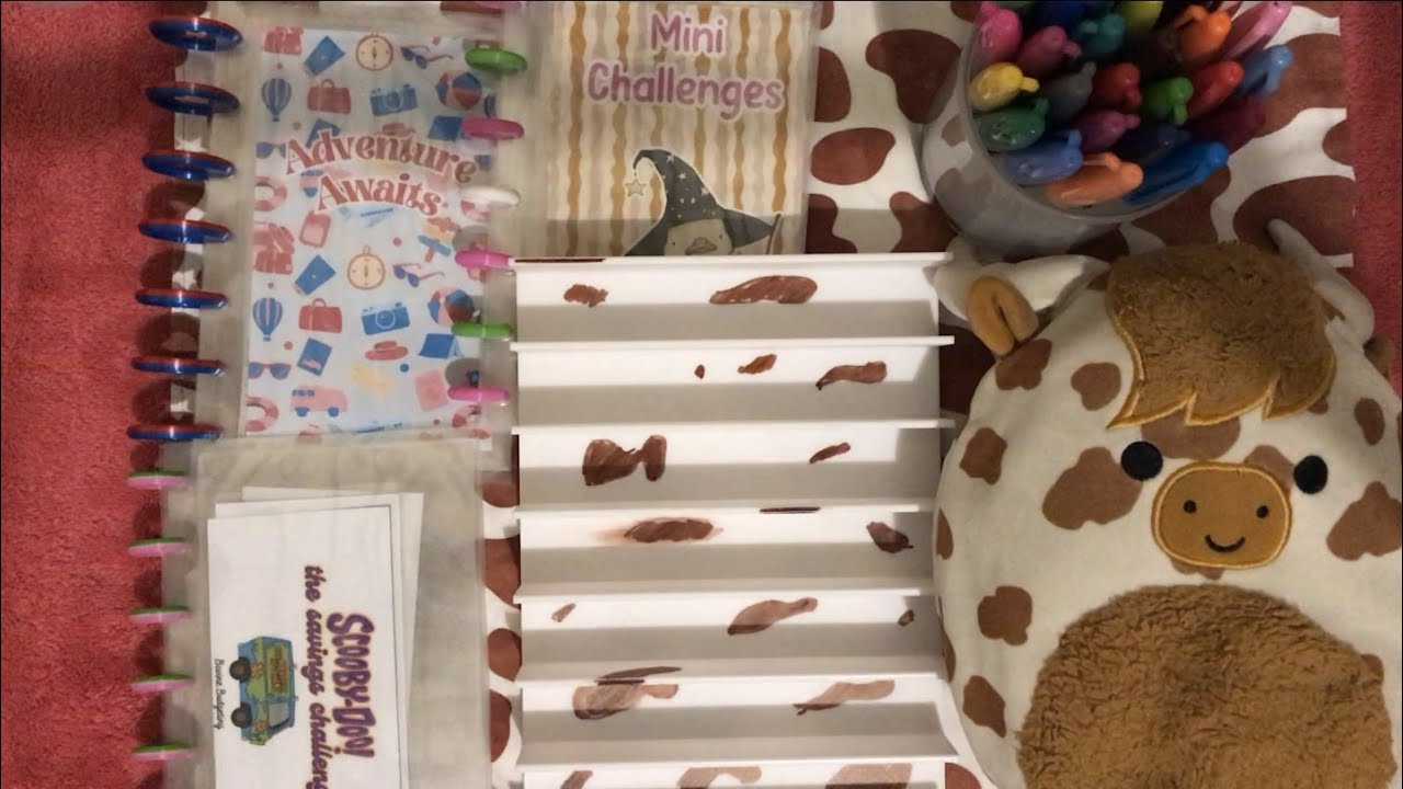 (VERY CHATTY)WIP Wednesday - 31 / 12 / 2025  🐮 new years goals, setting up new binders, Steggy cameo