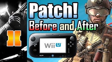 Black Ops 2 Wii U Patch (1/29/13) - Before and After Effects