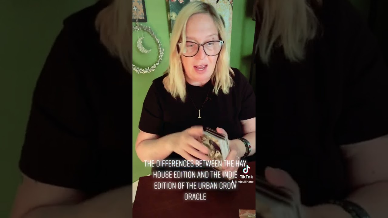 Differences between the Indie and Hay House editions of the Urban Crow Oracle