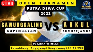 Download Lagu SAWUNGGALING VS ARKUL BABAK 16 BESAR | PUTRA DEWA CUP MP3