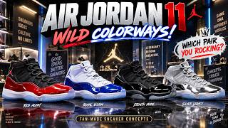👟🔥 AJ11 MOCKUPS — WHAT IF THESE AIR JORDAN 11 DESIGNS REALLY DROPPED?! 🔥💎