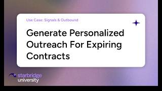Generate Personalized Outreach for Expiring Contracts