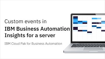 Custom Events demo in IBM Business Automation Insights for a server