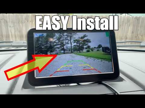 LeeKooLuu HD 1080P Backup Camera: 15-Min Easy Install 7 inch Large Screen Color Night Vision