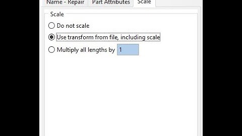 Import part with real dimension in abaqus