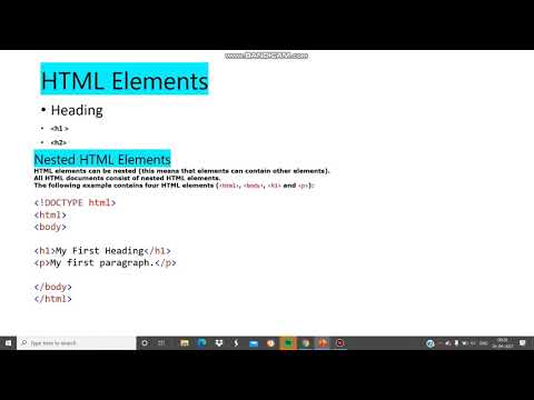 container tags and empty tags in html | html elements