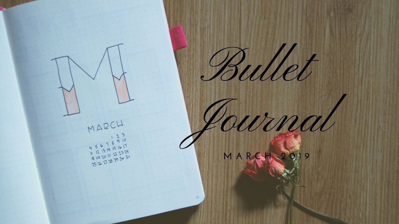 Super Quick Bullet Journal Setup March 2019 Minimalistic YouTube