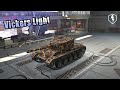 Играю на Vickers Light (Сенсор) + открытие контейнеров | WoT Blitz 🎯