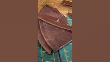 Late Night Leather Work. What could I be Making? #axe #leather #sheath #handmade #killinger #maker