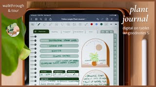 HOW DO YOU USE A DIGITAL PLANT JOURNAL? FelineJungle Plant Journal Flip Through + Goodnotes Guide by Feline Jungle 787 views 1 year ago 10 minutes, 16 seconds