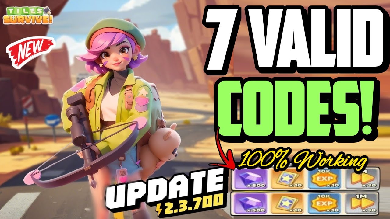 ⚠️OCT UPDATE⚠️ TILES SURVIVE Gift Codes 2025 || TILES SURVIVE Redeem ...