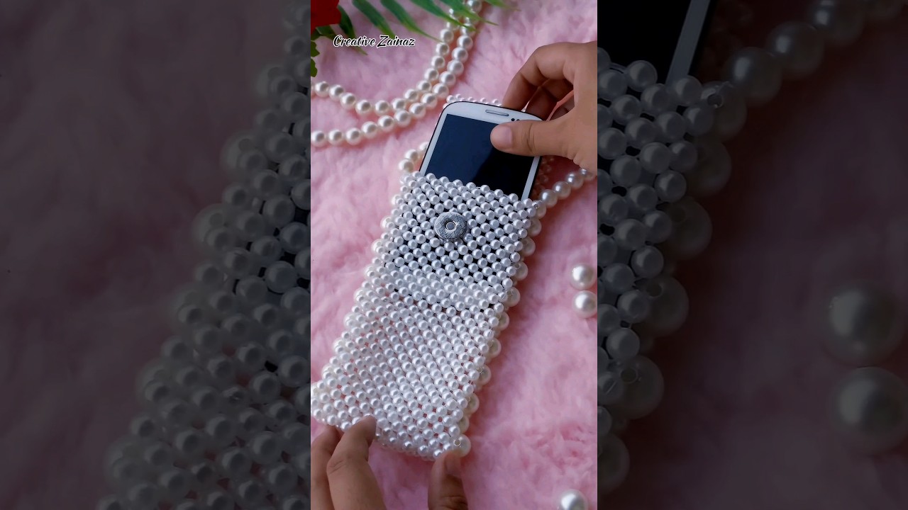 DIY Mobile case  #pearlbag #creativezainaz #pearl