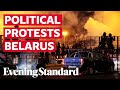 Police, protesters clash after Belarus presidential vote