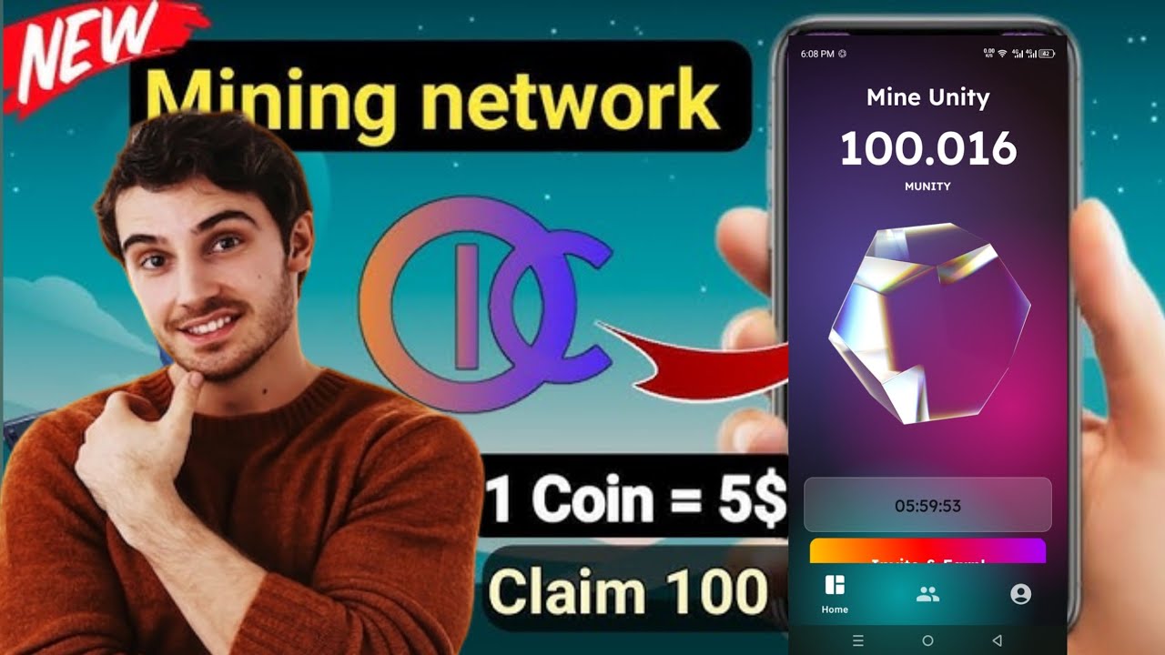 🤑Mine unity new mining app💰 Unlock the Power of Decentralized Mining!| Mine unity 😍