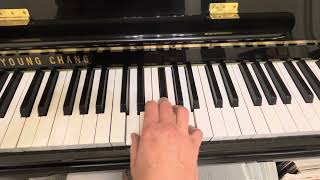 How to play 5 Note Scales on White Notes