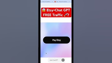 Etsy Updates: Buy on Etsy from Chat GPT  😱👍  #etsy #chatgpt