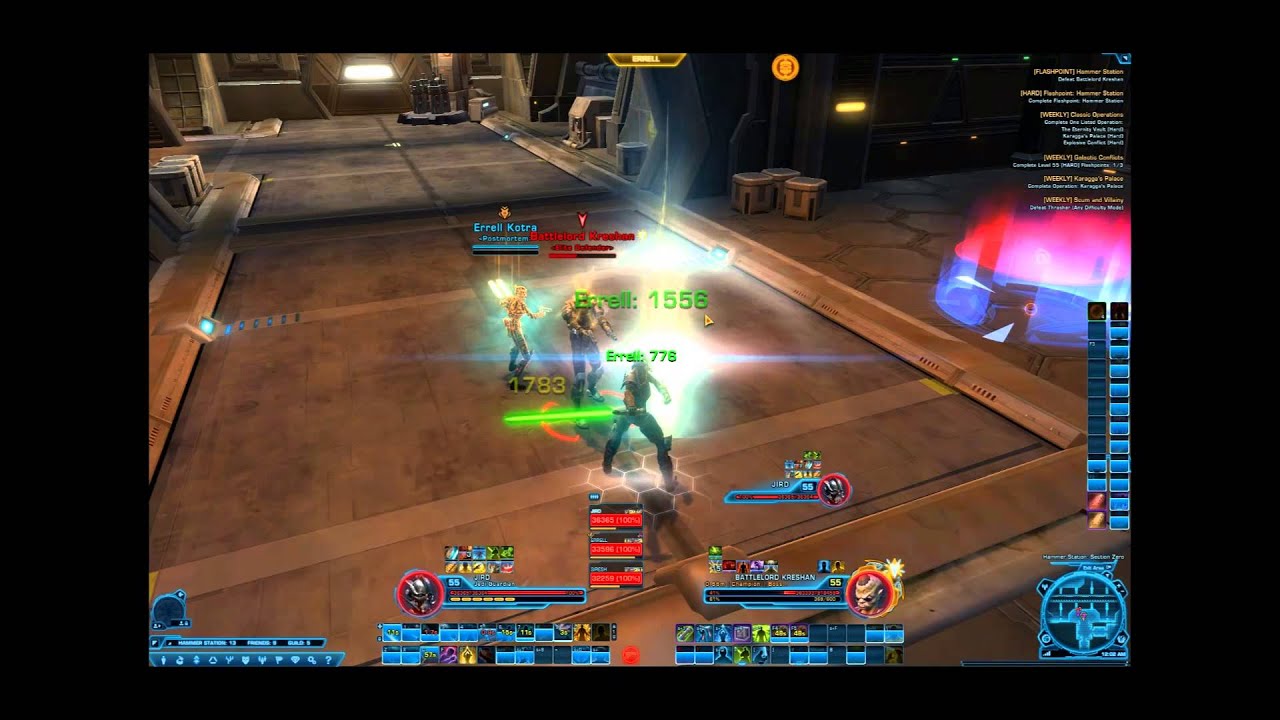 SWTOR Hammer Station HM 3-man Battlelord Kreshan