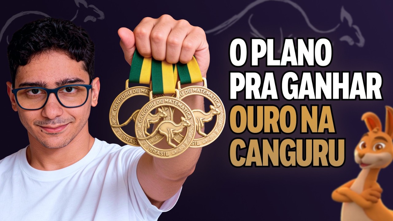 🔴 Apenas 1 mês para a Olimpíada Canguru - Como Estudar Para Ganhar Ouro