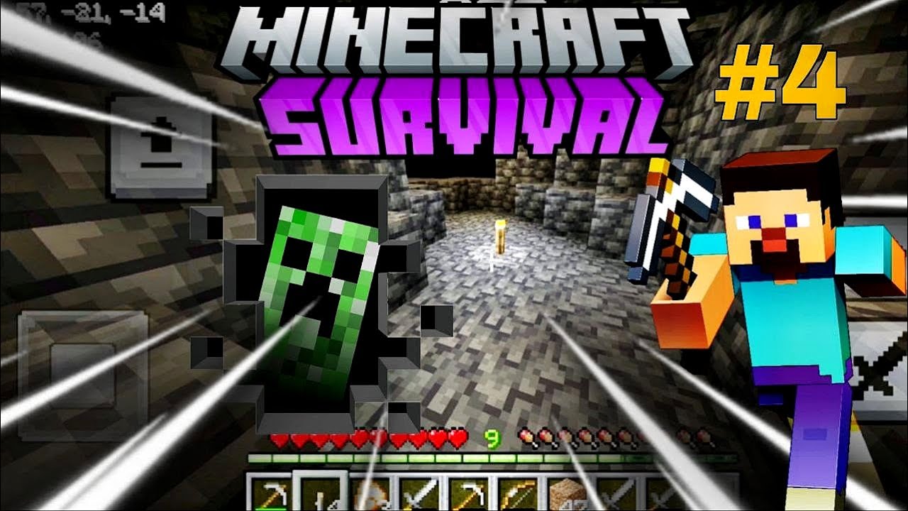 I FOUND SECRET CAVE | MINECRAFT SURVIVAL #4. - YouTube