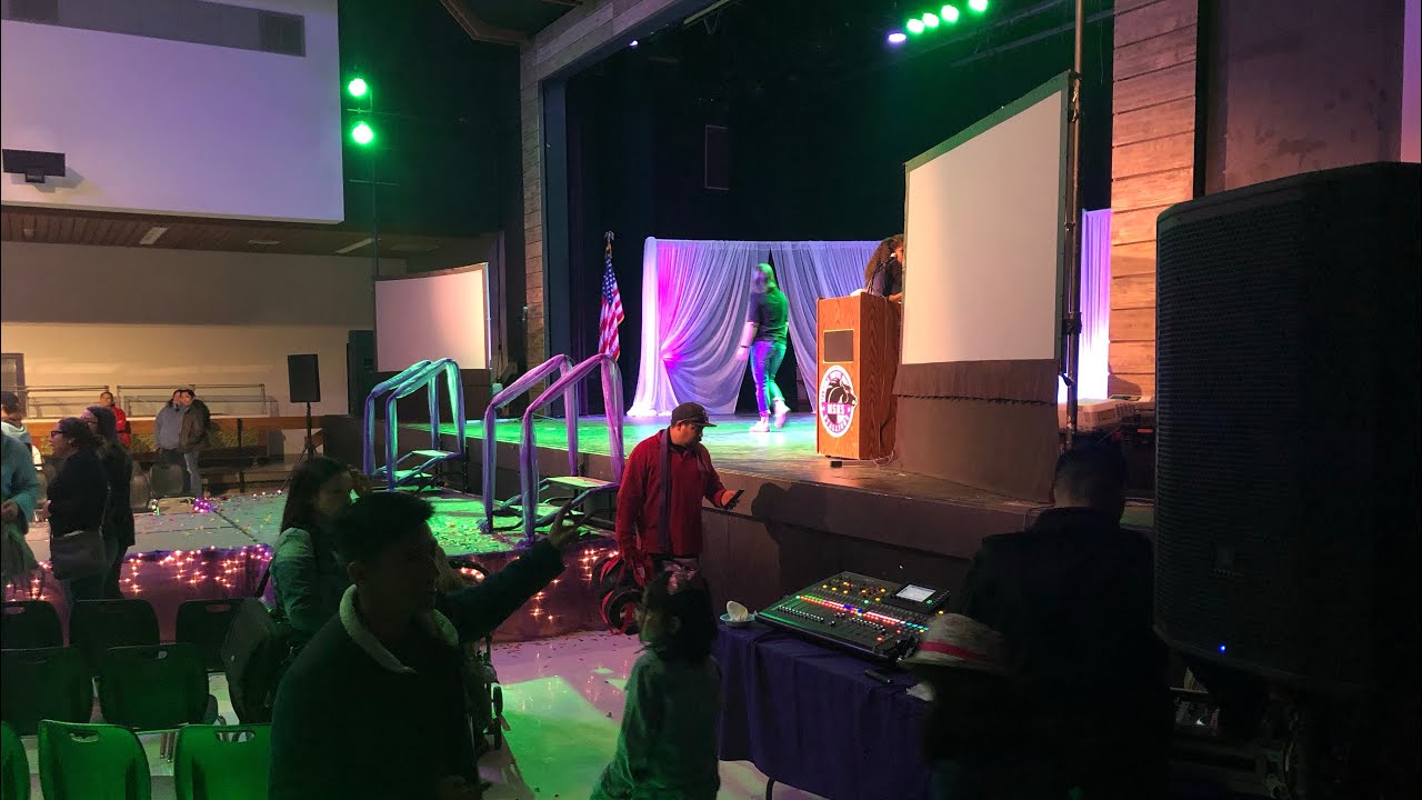 JBL PRX 800 speakers - Tocada con dos medios