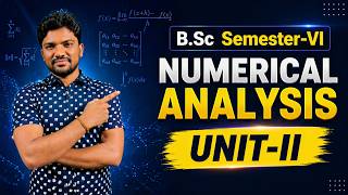 Unit-2 | Numerical Analysis | B.Sc Sem-6 #degree #bsc #6thsemester #exam #preparation #lastminute